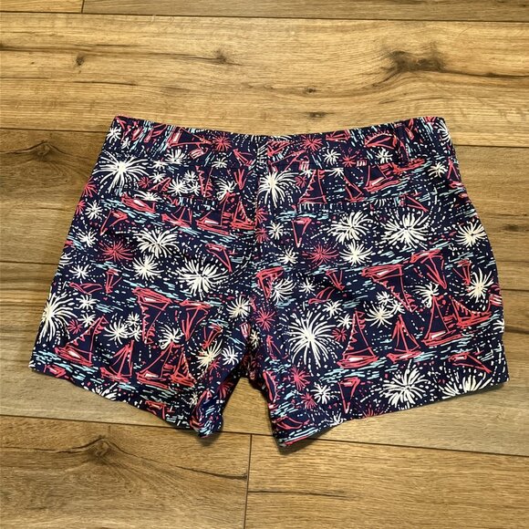 Lilly Pulitzer The Callahan Shorts SZ 8 Sparks Fly Glow in the Dark Patriotic - Picture 10 of 13